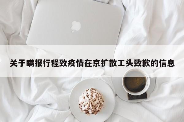 关于瞒报行程致疫情在京扩散工头致歉的信息